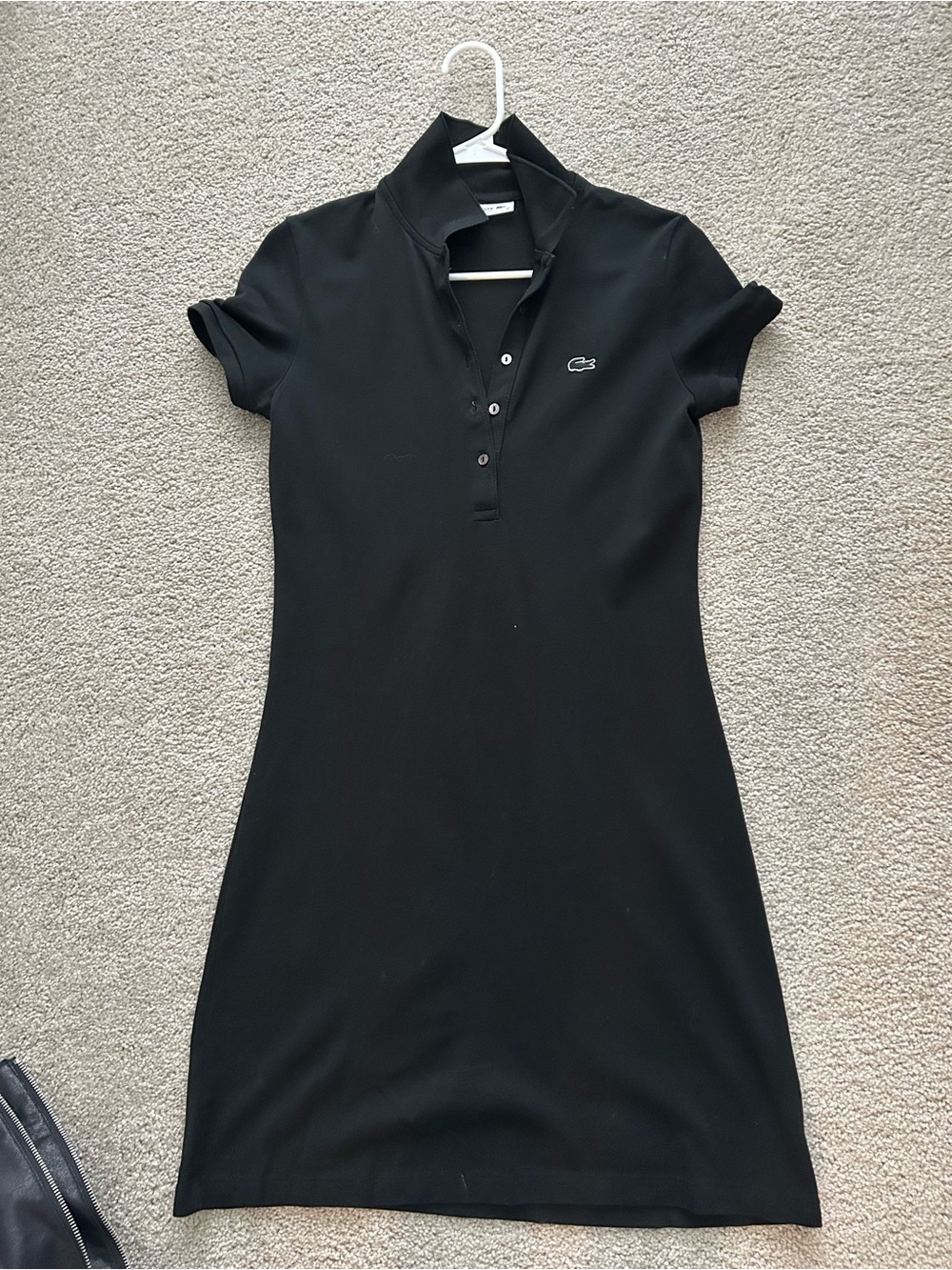 Lacoste Black Polo Mini Dress